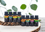 Happy Skin Aromatherapy Top 8 Pure Essential Oils Set - 100% Pure & Natural