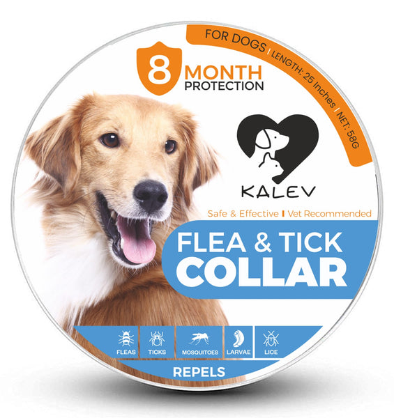 Kalev Flea and Tic Collar For Dogs (Pesticide Free)